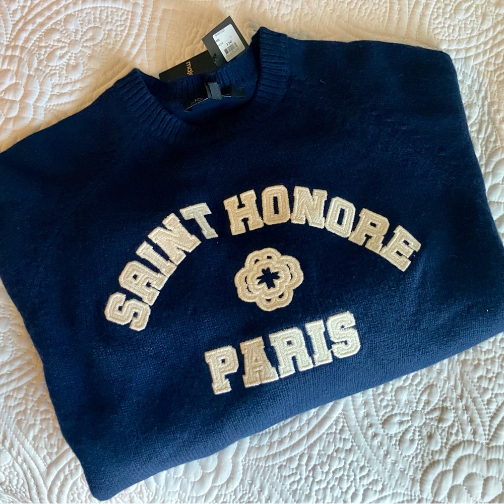 NWT Maje Navy Blue Sweater
